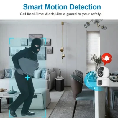 CCTV Camera Connect Cellphone V380 Pro Buy 1 Take 1 CCTV Camera Wifi Connect 360 Dual - Image 5