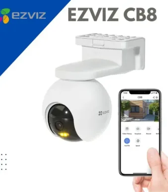 EZVIZ CB8 2K Battery-Powered Pan & Tilt Wi-Fi Camera
