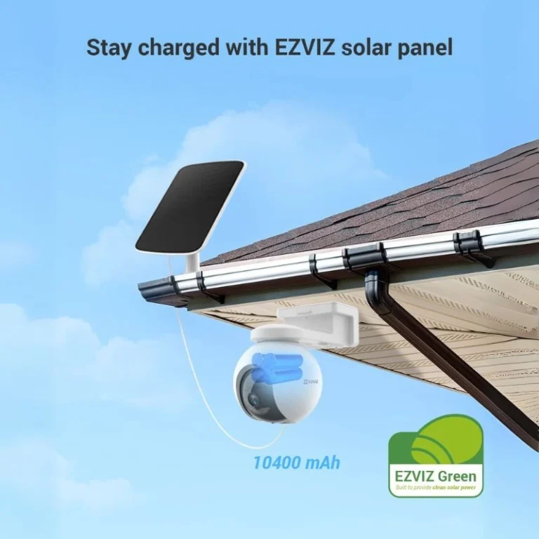 EZVIZ EB8 Stays Charged With Solar Power