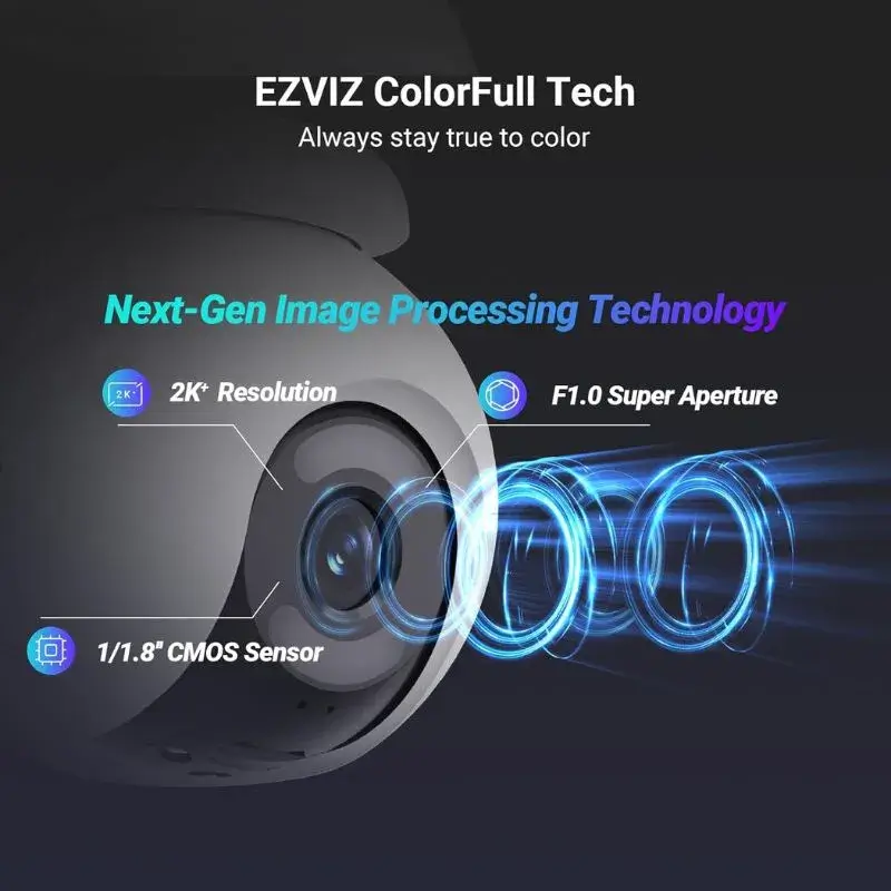 EZVIZ H8x 2K⁺ Ultra HD Resolution