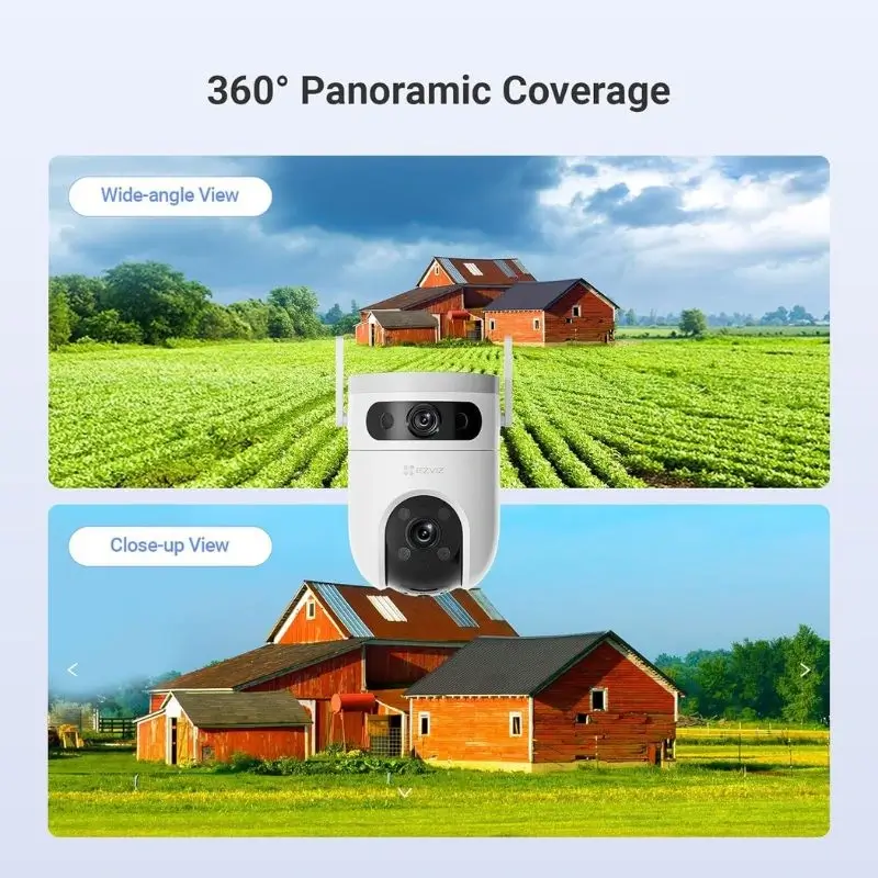 EZVIZ H9c Dual 3K – 360° Panoramic Security Camera