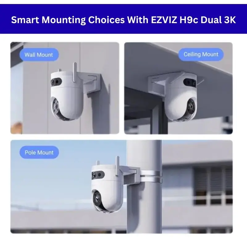 EZVIZ H9c Dual 3K Versatile Setups