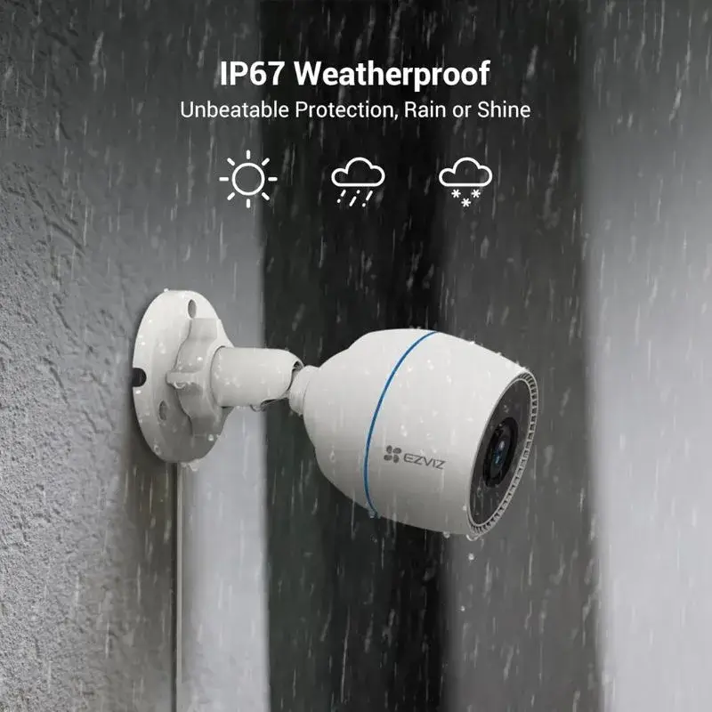 Ezviz H3c 4MP 2K+ IP67-rated weatherproof