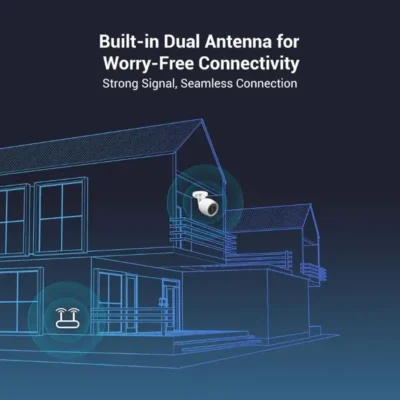 The EZVIZ H3c 4MP 2K+ Antenna Connectivity