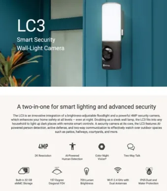 EZVIZ LC3 Features