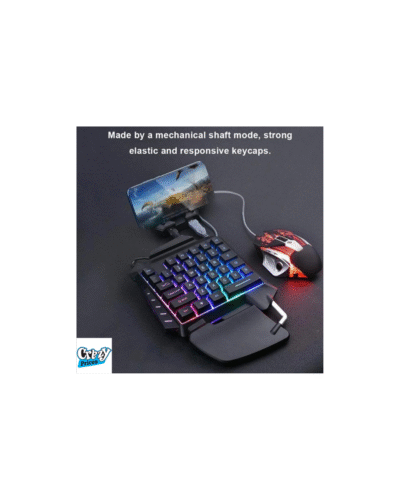 Gaming Wireless Bluetooth 5-in-1 Combo Keyboard  Mouse - Image 3