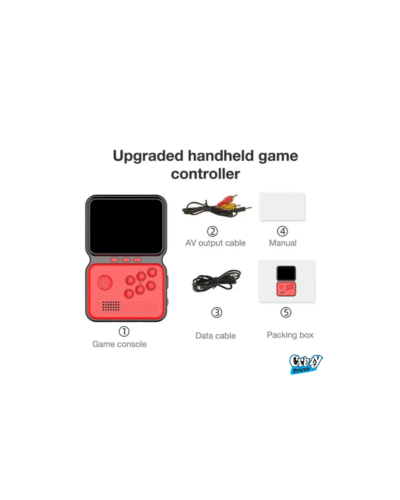 M3 BIG SUP Game Box Power 900 in 1 – 3.0" Color LCD Retro Gaming Console with AV Output - Image 2