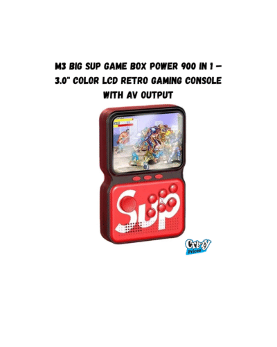 M3 BIG SUP Game Box Power 900 in 1 – 3.0" Color LCD Retro Gaming Console with AV Output - Image 1