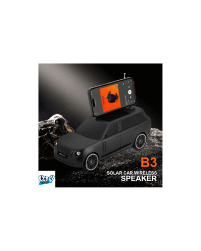KISONLI B3 Solar Bluetooth Speaker 10W Super Bass with Flashlight  FM Radio – Portable Wireless Speaker - Image 1