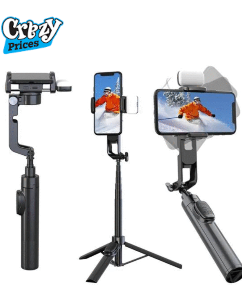 A8S Gimbal Stabilizer Tripod – 360° Rotation, Smooth Stable Photography 1 A8S-GIMBAL