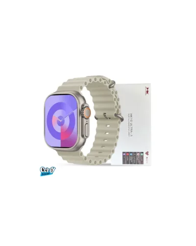HK10 ULTRA-A Smartwatch 2.02 Inch Large Screen with Wearfit Pro App – Silver – 2 Straps - Image 1