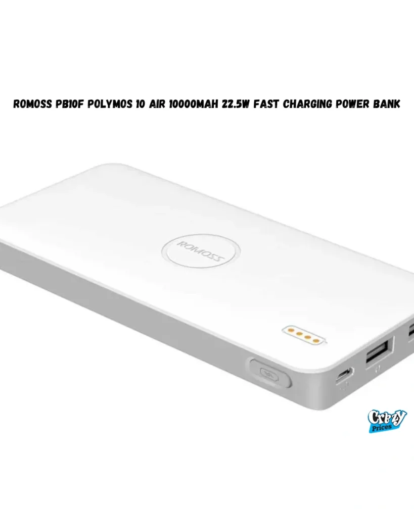 Romoss PB10F Polymos 10 Air 10000mAh 22.5W Fast Charging Power Bank 1 ROSS-MOSS-POWER-BANK