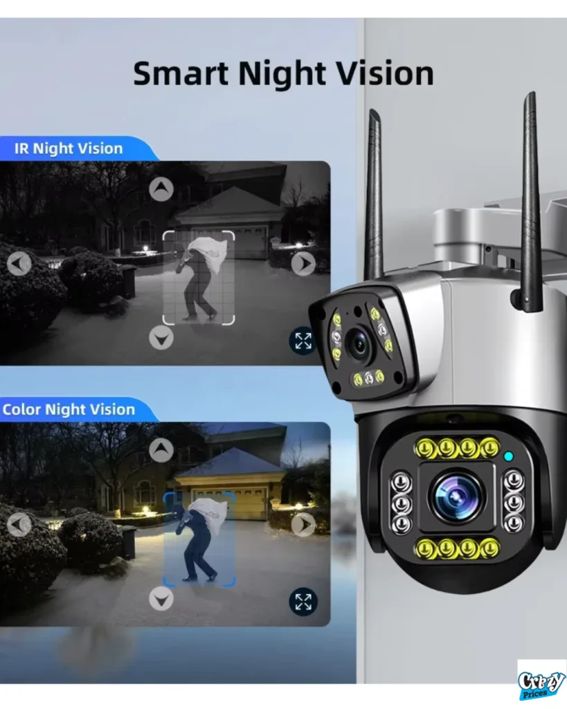 SPEED X 1 <h3 data-start="529" data-end="585">🛡️ Ultimate Outdoor Security with SPEED-X SPZ-702</h3> <p data-start="586" data-end="975">Upgrade your home and business security with the <strong data-start="635" data-end="686">SPEED-X (SPZ-702) Dual Lens WiFi Outdoor Camera</strong>. Engineered with a <strong data-start="706" data-end="753">4MP CMOS sensor and H.265 video compression</strong>, this camera ensures <strong data-start="775" data-end="800">crystal-clear visuals</strong> while saving storage space. Its <strong data-start="833" data-end="853">dual-lens design</strong> covers more area with sharp detail, making it the ideal security solution for Pakistani households, shops, and offices.</p> <p data-start="2728" data-end="2774"></p>