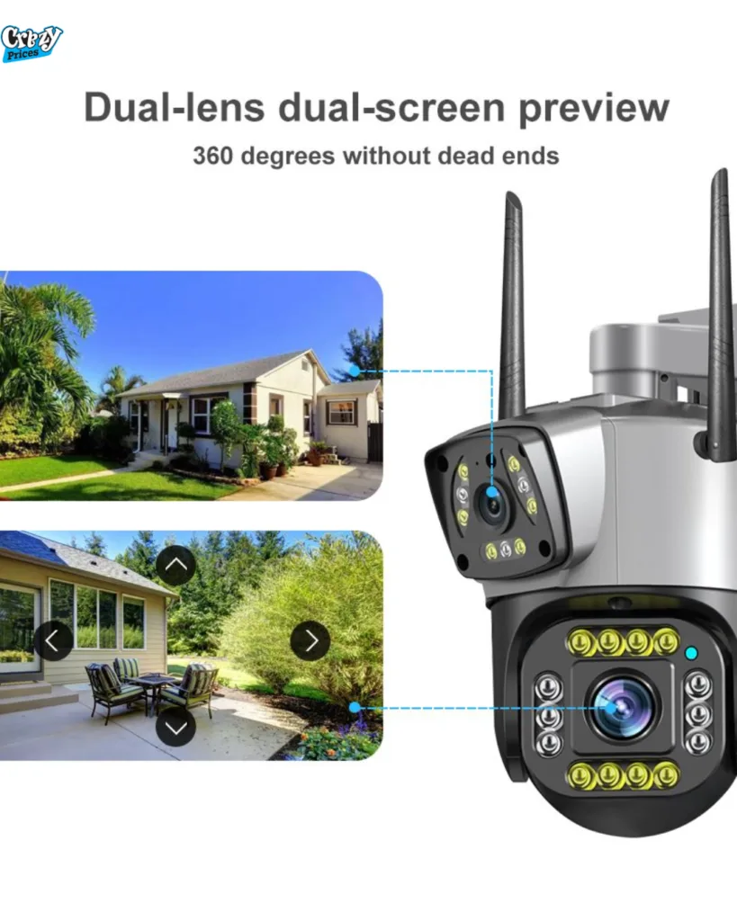 SPEED X 2 <h3 data-start="529" data-end="585">🛡️ Ultimate Outdoor Security with SPEED-X SPZ-702</h3> <p data-start="586" data-end="975">Upgrade your home and business security with the <strong data-start="635" data-end="686">SPEED-X (SPZ-702) Dual Lens WiFi Outdoor Camera</strong>. Engineered with a <strong data-start="706" data-end="753">4MP CMOS sensor and H.265 video compression</strong>, this camera ensures <strong data-start="775" data-end="800">crystal-clear visuals</strong> while saving storage space. Its <strong data-start="833" data-end="853">dual-lens design</strong> covers more area with sharp detail, making it the ideal security solution for Pakistani households, shops, and offices.</p> <p data-start="2728" data-end="2774"></p>