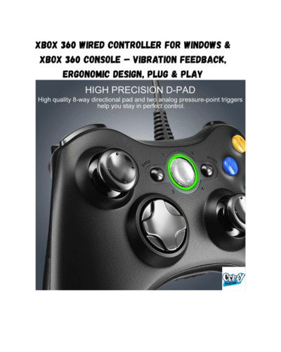 Xbox 360 Wired Controller for Windows  Xbox 360 Console – Vibration Feedback, Ergonomic Design, Plug , Play - Image 1