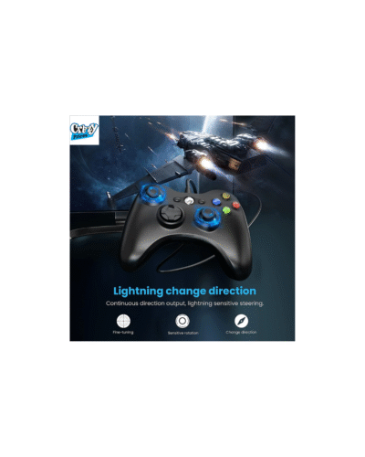 Xbox 360 Wired Controller for Windows  Xbox 360 Console – Vibration Feedback, Ergonomic Design, Plug , Play - Image 3