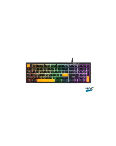 Xtrike Me KB-512 BK 108-Key Wired Mechanical Feel USB-C Keyboard – Black - Image 2