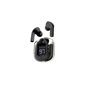 black transparent ear bud image 2