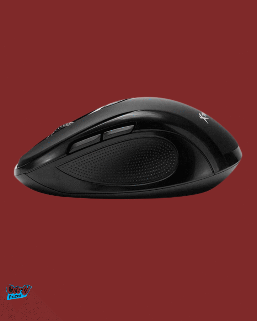 XTRIKE ME GW-224 Wireless Mouse 2.4G + Bluetooth 5.2, 800-1600 DPI, 6 Buttons β Black 2 xtrike- me- black- mouse