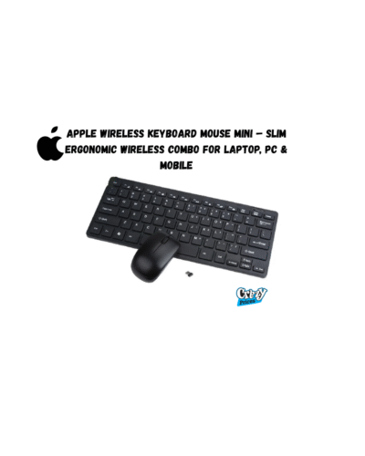 Apple Wireless Keyboard Mouse Mini – Slim Ergonomic Wireless Combo for Laptop, PC  Mobile - Image 1