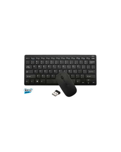 Apple Wireless Keyboard Mouse Mini – Slim Ergonomic Wireless Combo for Laptop, PC  Mobile - Image 3