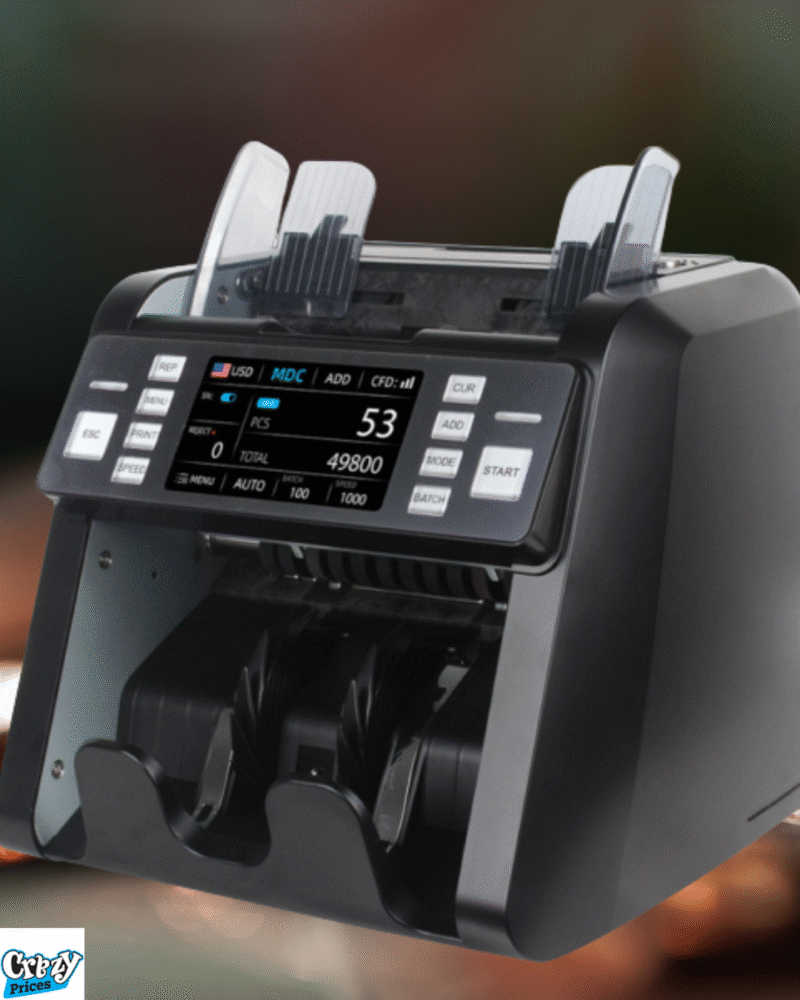 SPEEDX SP-640 Side Digital Display Cash Counting Machine with Fake Note Detection – High-Speed Money Counter in Pakistan - Image 3