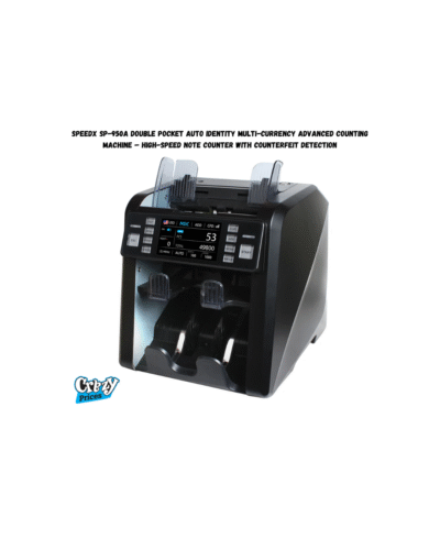 SpeedX SP-950A Double Pocket Auto Identity Multi-Currency Advanced Counting Machine – High-Speed Note Counter with Counterfeit Detection - Image 1