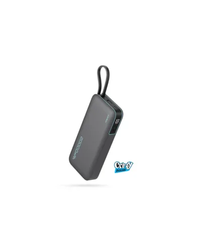 SPEEDX SP-S185 22.5W 10000mAh Super Fast Charging Power Bank with LED Display  Built-in Type-C Cable - Image 2