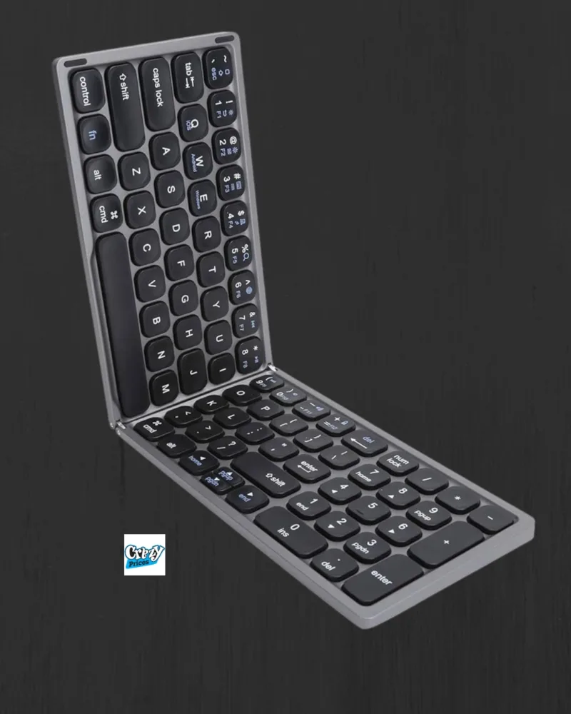 B023- INCH- FOLDABLE- KEYBOARD- BLACK