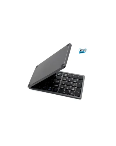 B023 11 Inch Foldable Rechargeable Bluetooth Keyboard Black – Portable Wireless Keyboard for iOS, Android Windows - Image 2