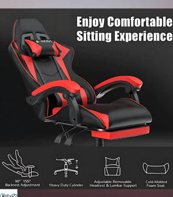 gamig-chair-red-colour