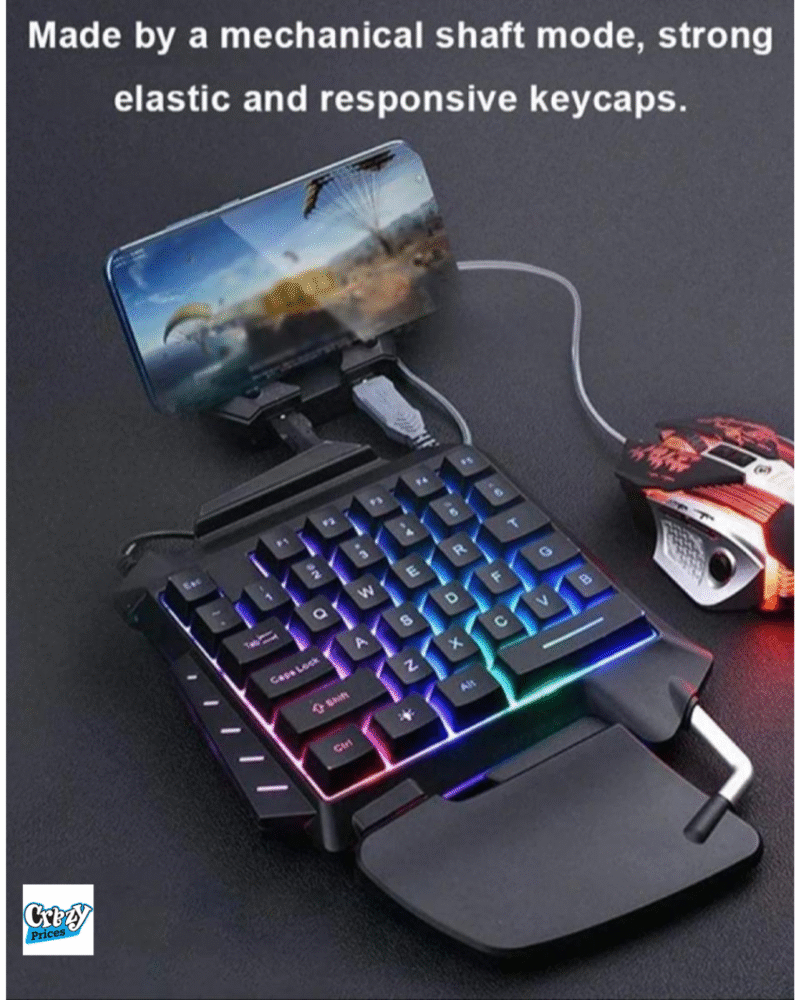 Gaming Wireless Bluetooth 5-in-1 Combo Keyboard  Mouse - Image 3