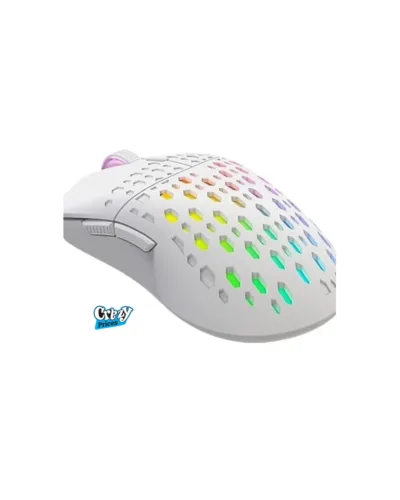 Xtrike Me GM209W RGB Honeycomb Gaming Mouse – 8000 DPI, Ultra-Lightweight, Ambidextrous Design - Image 3
