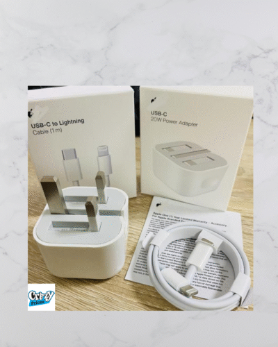 Fast Charging USB-C Charger for iPhone 14, 15  16 Pro Max | 20W/30W PD Adapter + Cable - Image 1