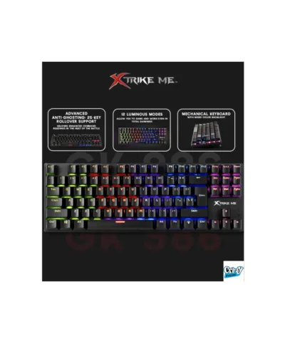 Xtrike Me GK-989 A TKL Mechanical Gaming Keyboard - Image 1