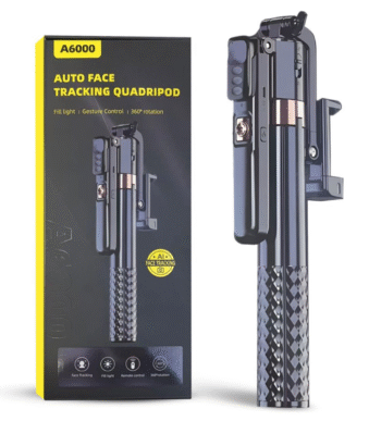 A6000- Gimbal -Extendable- AI -Face Tracking- Quadripod--