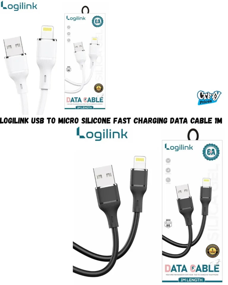 logilink -usb- to- micro-- fast- charging- data- cable