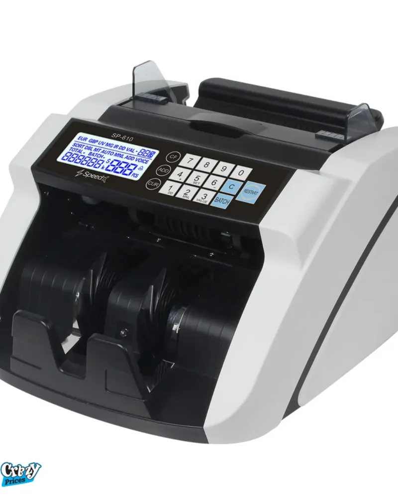 SPEEDX SP-610 Advanced Cash Counter Machine with Fake Note Detection – Fast  Accurate Counting - Image 3
