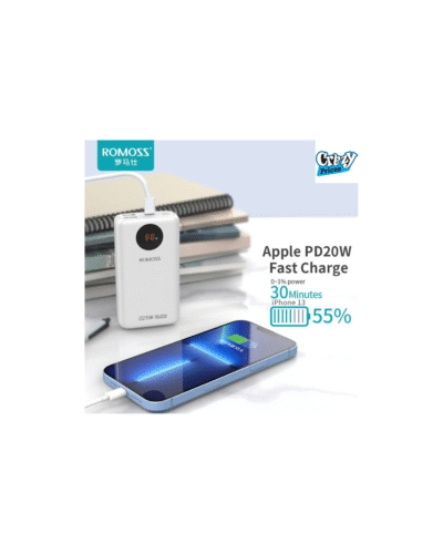 ROMOSS SW10PF 10000mAh Power Bank | 22.5W Fast Charging with LED Display - Image 3