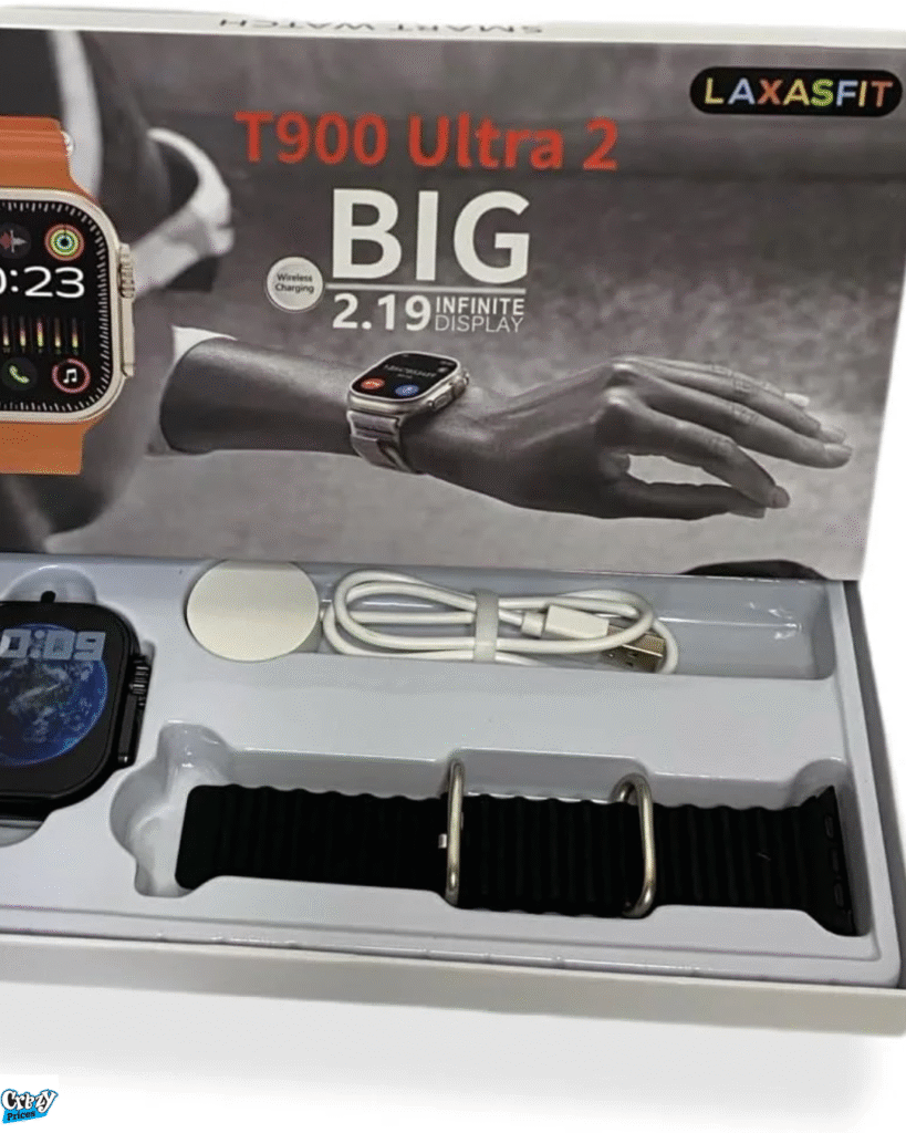 t9003 <p data-start="1132" data-end="1403">Upgrade your wristwear with the <strong data-start="1164" data-end="1209">T900 Ultra 2 Series 9 Smart Watch (Black)</strong> – a perfect blend of technology, style, and affordability designed for Pakistani shoppers. Whether you want to stay fit, stay connected, or simply look sharp, this smartwatch delivers it all.</p> <h3 data-start="2491" data-end="2518"></h3>