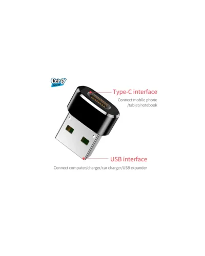 USB to Type-C Male Converter OTG Adapter – Fast Data Transfer for Smartphones Type-C Devices - Image 3