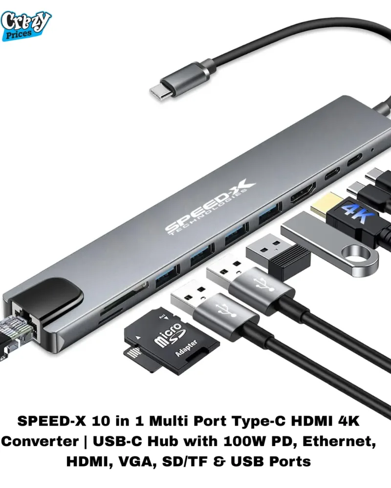 SPEED-X -10- in 1- Multi -Port-