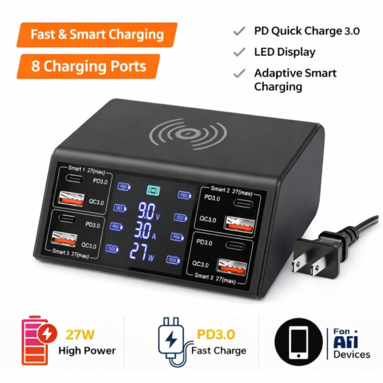 100 port charging station
