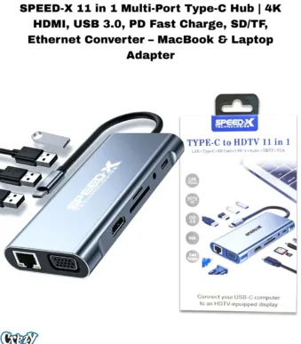 SPEED-X- 11- in- 1 Multi-Port- Type-C