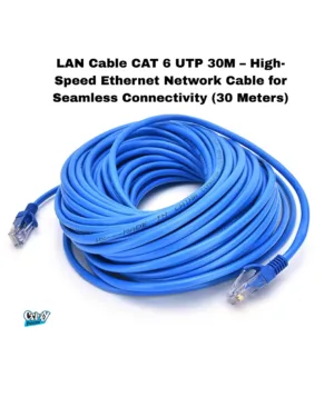 LAN -Cable- CAT- 6- UTP- 30-M -