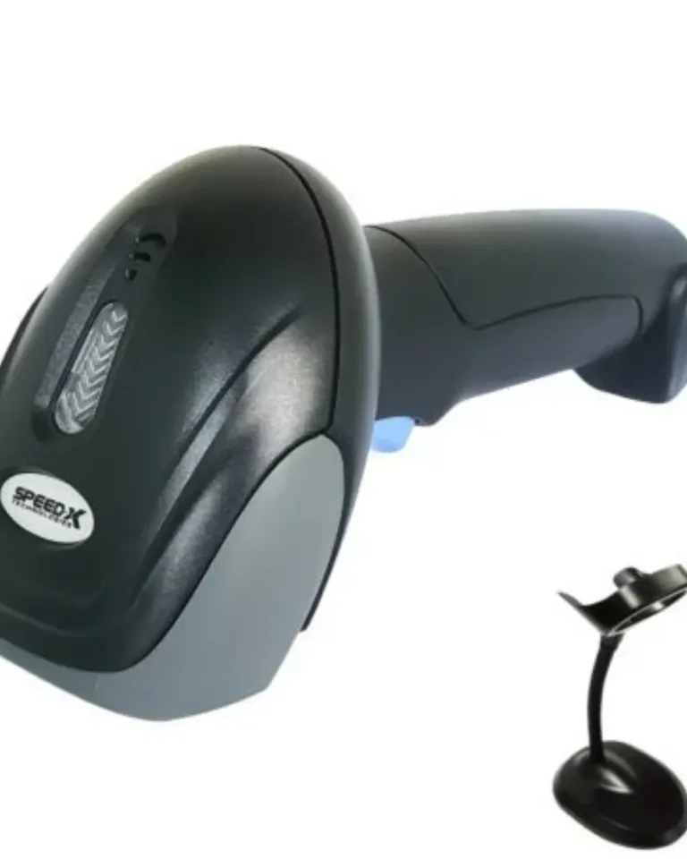 SPEED-X 60D 2D -Wireless- Barcode -Scanner- 2.4GHz with- Stand – High-Speed 2D CMOS- USB- Scanner- (1500mAh Battery)