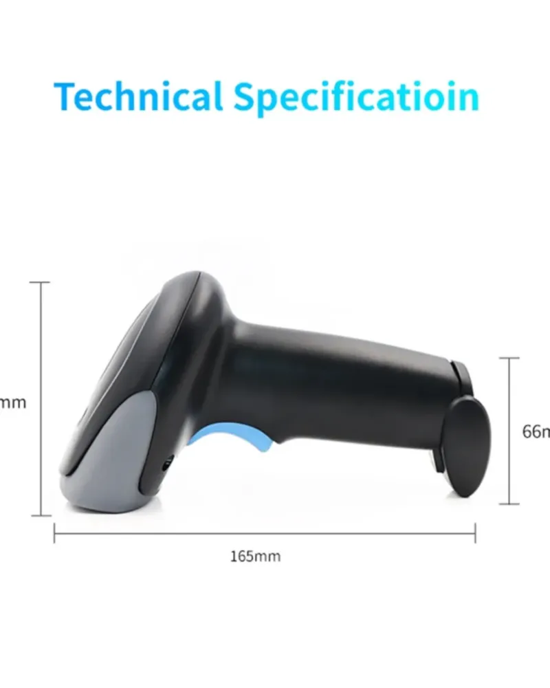Speed-x 8500- 2d- Wire- (With Out Stand) Cmos- Handheld- Barcode -Scanner-