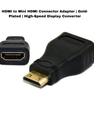 HDMI- to- Mini- HDMI- Connector- Adapter | Gold-Plated | High-Speed -Display -Converter