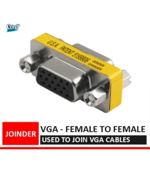 VGA- female - to- female joinder- 15- pin