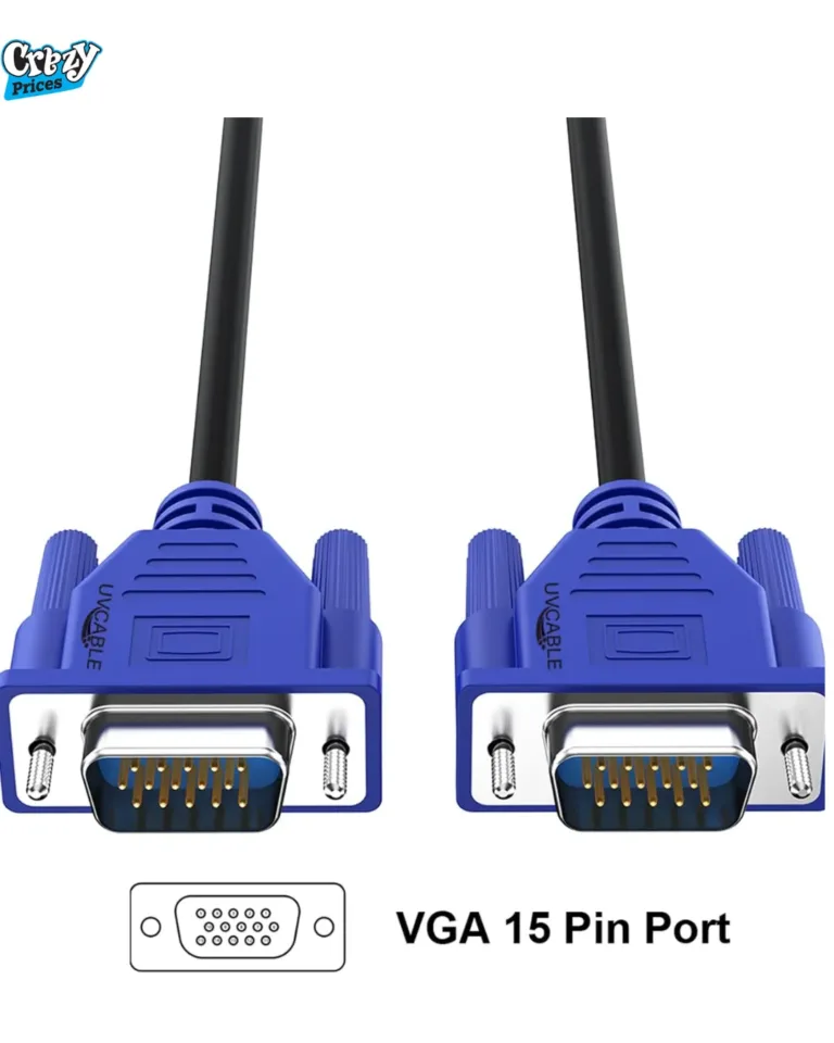 VGA- CABLE -MALE- TO -MALE -1.5M -BLUE